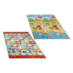 Tappeto gioco 2 lati lettere e numeri (180x150cm) VITAMINA G 05569