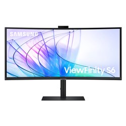 Monitor 34 ( LED 2K 1440p QHD 100Hz ) HRM SERIE ViewFinity S6 Curved WQHD Black LS34C652VAUXEN