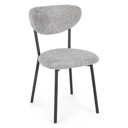 LUDMILLA Sedia Grigio chiaro