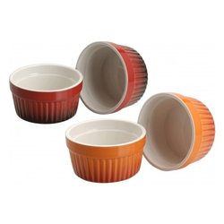 Set coppette Porcellana 2 pz (150ml) da forno EXCELLENT HOUSEWARE Assortito Q51900070