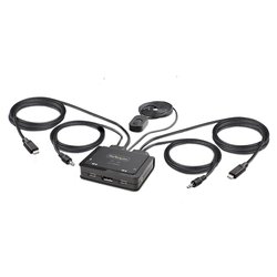 Kvm switch USB C 4K Black C2 D46 UC2 CBL KVM