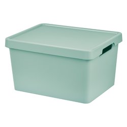 Contenitore salvaspazio STOCK BOX Sottoletto con Ruote Verde 25L 8035298ACG