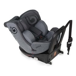 Seggiolino auto I-Size 40 - 150 cm EASY rotante 360° Be antracita 7037 Z14