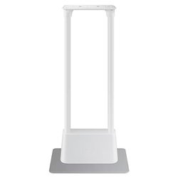 Supporto monitor TV pavimento Kiosk stand White e Silver STN KM24AXEN