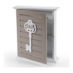 Porta bustine Con decorazioni LEGNO&DISEGNO Bianco e legno 857058