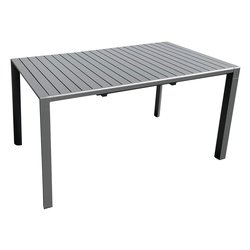 Tavolo da esterno alluminio CAROL Allungabile Antracite (140-180x80x75cm) LY AT 306