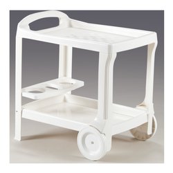 BORNEO Carrello porta vivande Bianco