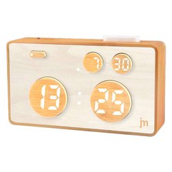 Sveglia JUSTAMINUTE Natural sound Legno JD9532