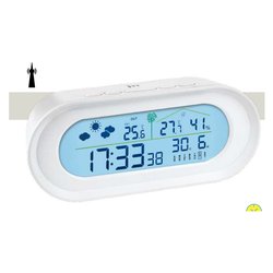 Sveglia JUSTAMINUTE Radiocontrollata Bianco JD9530