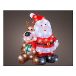 Babbo Natale (40cm) LUMINEO Con luci 491268