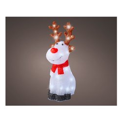 Renna luce fissa (50,5cm) (1pz) LUMINEO 40 luci - LED Bianco freddo IP44 491505