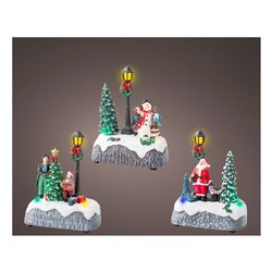 Personaggio Natale con luci (10x5,5x12cm) Assortito 487862