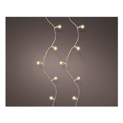 Filo luci Natale 50 luci - LED (4,9 + 0,5 mt) 8 Giochi di luce LUMINEO IP44 Trasparente 488832