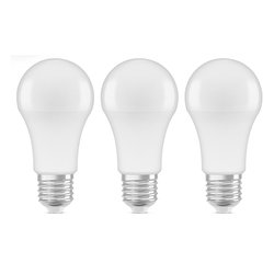 Set lampadine led (3pz) goccia E27 (8,5W) , luce calda BASE CLASSIC A