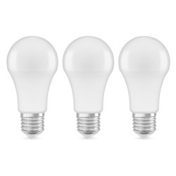 Set lampadine led (3pz) a goccia E27 (13W) , luce fredda BASE CLASSIC A