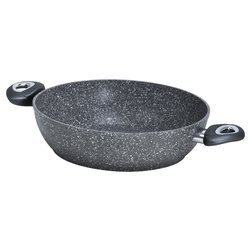 Tegame Alluminio antiaderente (28cm) MADAME PETRAVERA Grigio pietra AP000161