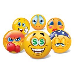 Palla Emoticon (23cm) SPORT ONE Assortito 702200121