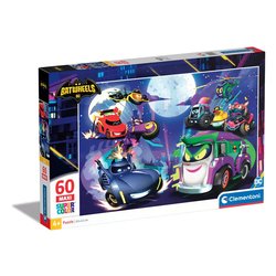 Puzzle 60 pz Maxi Supercolor 4-6a (62x42cm) DC COMICS BATWHEELS 26597