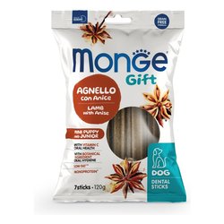 Snack masticabile cani cuccioli Puppy & Junior Dental Sticks GIFT agnello e anice Busta 7 pz (120 gr) 8557