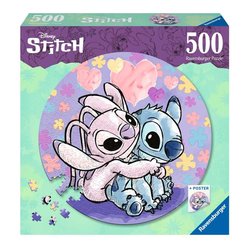Puzzle 500 pz Circle 10a+ (52cm) DISNEY STITCH Assortito 17581