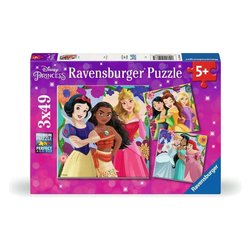 Puzzle 3x49 pz 5a+ (18x18cm) DISNEY PRINCESS Assortito 12001068