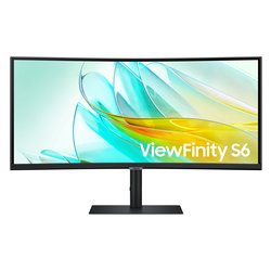 Monitor 34 ( LED 3440x1440 UWQHD 100Hz ) HRM SERIE ViewFinity S6 Curvo Black LS34C652UAUXEN