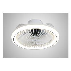 Ventilatore soffitto con luce White e Grey 7125 B IR (47x20cm)