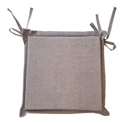 Cuscino seduta misto cotone Perla 22 (42x42x4cm) Sfoderabile