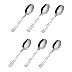 Set cucchiaini caffè 6 pz Inox (11,5cm) AMBASSADOR Cromo lucido CVL100C6