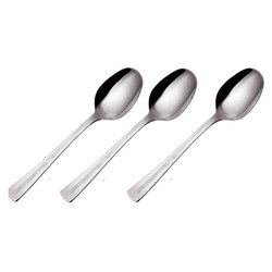 Set cucchiai frutta 3 pz Inox (16,7cm) ELITE Cromo lucido CVLX80C3