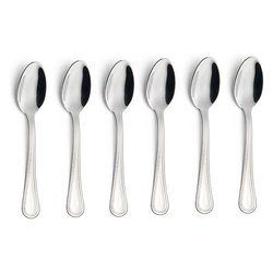 Set cucchiaini caffè 6 pz Inox (11,3cm) IMPERO Cromo lucido CVL100C6