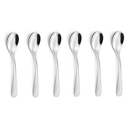 Set cucchiaini caffè 6 pz Inox (11,2cm) HOTEL Cromo lucido CVL100C6