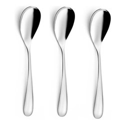 Set cucchiai frutta 3 pz Inox HOTEL Cromo lucido CVLX80C3