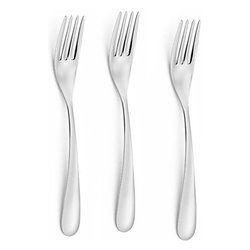 Set forchette frutta 3 pz Inox (18,9cm) HOTEL Cromo lucido CVLX70C3