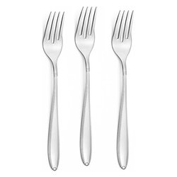 Set forchette frutta 3 pz Inox (18cm) KAPPA Cromo lucido CVLX70C3