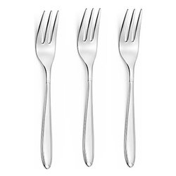 Set forchette dessert 3 pz Inox (15,2cm) KAPPA Cromo lucido CVL180C3