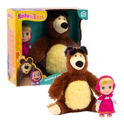 Bambola con peluche 20 cm (12cm) MASHA E ORSO MHA21000