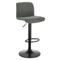 RAFAEL Sgabello Nero e Verde scuro