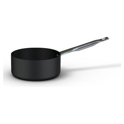 Casseruola Alluminio antiaderente (20cm) 1 manico inox PROFESSIONALE SERIE 6000 Nero 6026 20