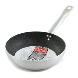 Padella Alluminio antiaderente (24cm) PROFESSIONALE SERIE 2800 Alluminato e Nero 2802 24