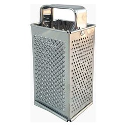 Grattugia 4 lati Inox Cromo lucido 078