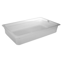 Bacinella alimenti Mod. 1/1 GASTRONORM Bianco traslucido (13Lt) 14PP190