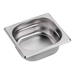 Bacinella alimenti Mod. 1/6 GASTRONORM Cromo lucido (1Lt) 17160650ICV