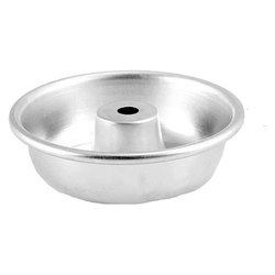 Stampo ciambella alluminio bassa con tubo (10cm) Alluminio 1157010BS