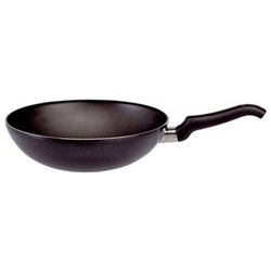Wok Alluminio antiaderente 1 manico (24cm) FIRENZE Nero 1000780