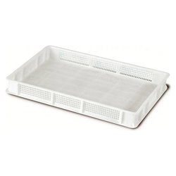 Cassetta SERVICE sovrapponibile forato per alimenti Bianco (60x40x7cm) 1880 HD