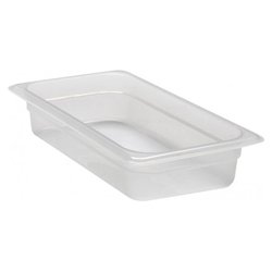 Bacinella alimenti Mod. 1/3 GASTRONORM Bianco traslucido (2,4Lt) 32PP190