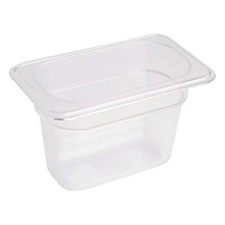 Bacinella alimenti Mod. 1/9 GASTRONORM Trasparente (570ml) 92CW135