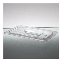 Coperchio bacinella alimenti Mod. 1/4 con manico GASTRONORM Trasparente 40CWCH135