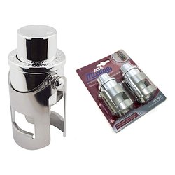 Set tappi bottiglia 2 pz Champagne air-pump salva bollicine MIXAGE Acciaio 45270000IVV